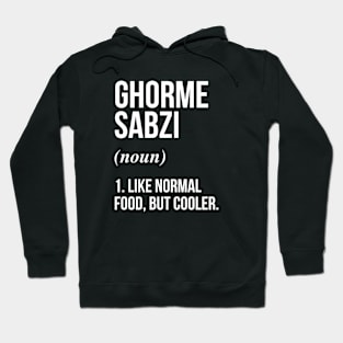 Ghorme Sabzi Defined Hoodie